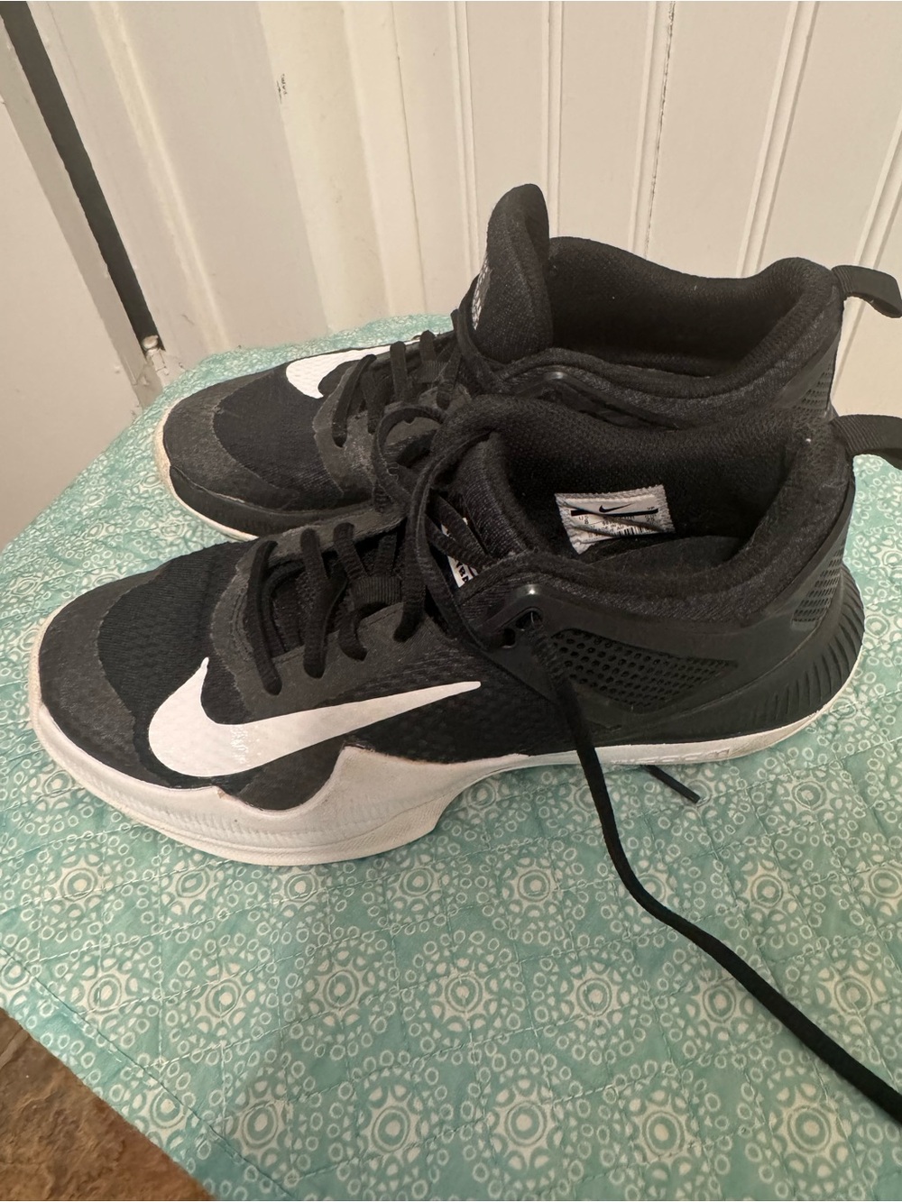 Nike Black and White Volleyball Sneakers